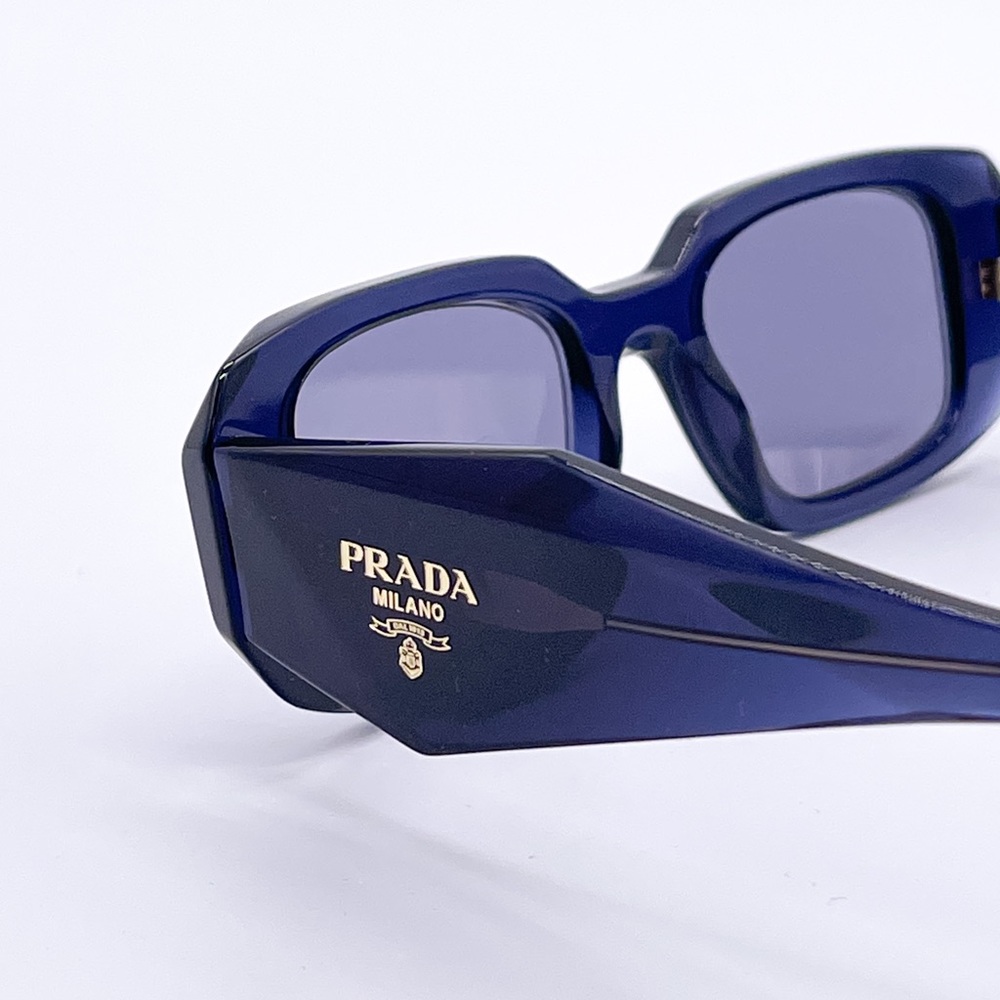 NEW PRADA UNISEX SUNGLASSES PR17WS BLUE EYEWEAR PRADA SPR 17W 08Q420 - Picture 5 of 10
